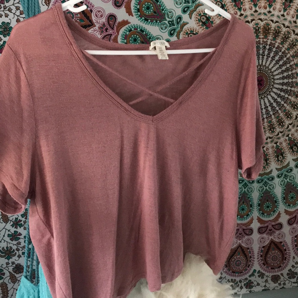 Pink crop top
